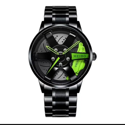 Stainless Steel Wheel Watch