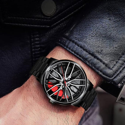 Stainless Steel Wheel Watch