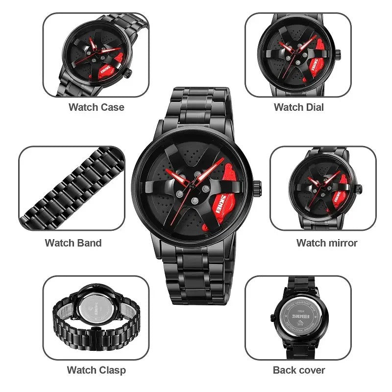 CHRONIX Rotating Dial Watch for Men