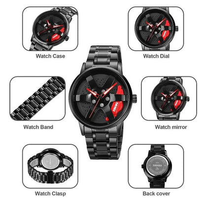 CHRONIX Rotating Dial Watch for Men